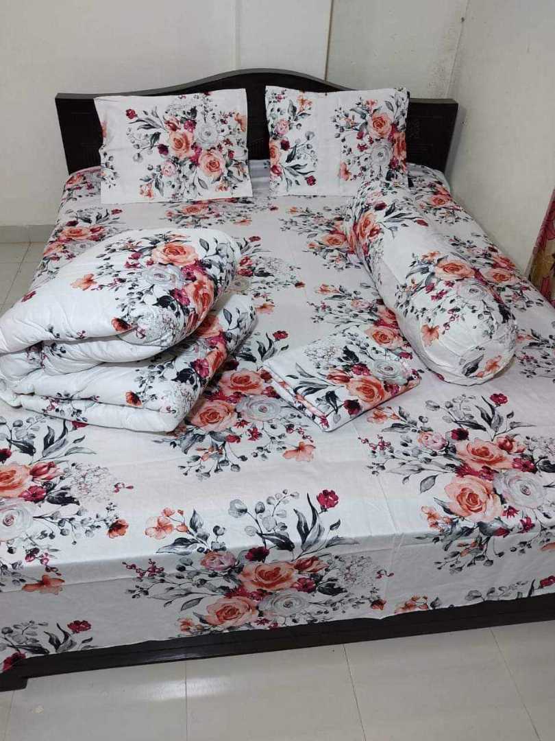 Premium,Quality,Luxury,Twill,Cotton,Fabrics,Comforter,5,Pcs,Set