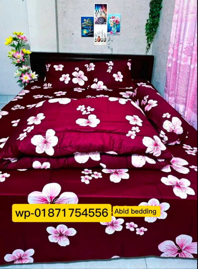 Premium,Quality,Luxury,panel,,Cotton,Fabrics,Comforter,5,Pcs,Set