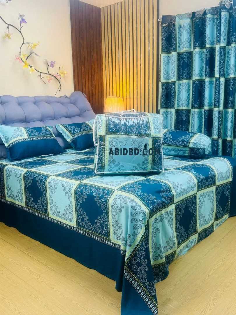 চাদর,ও,পর্দার,কম্বো,সেট