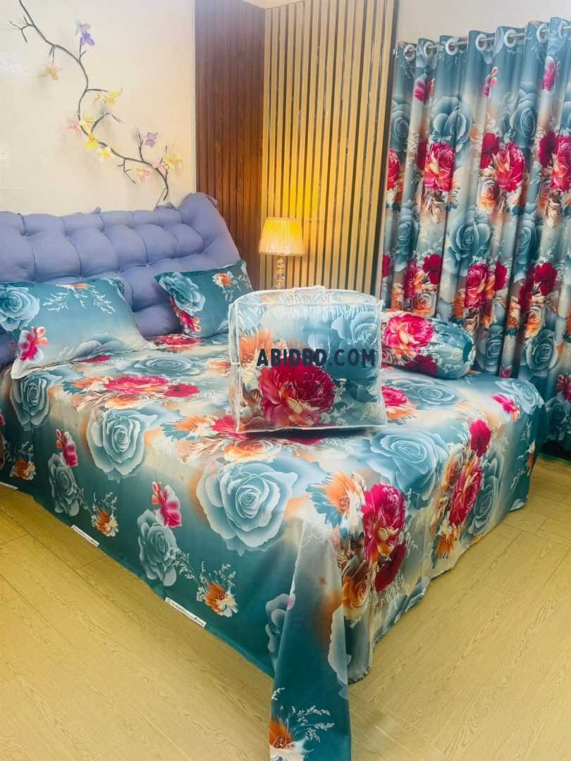 চাদর,ও,পর্দার,কম্বো,সেট