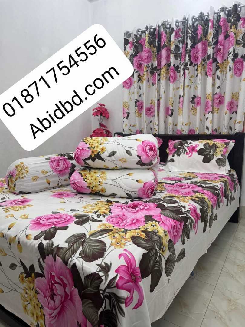 চাদর,ও,পর্দার,কম্বো,সেট