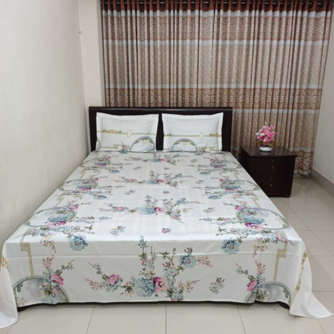 Luxury,Twill,Cotton,King,Size,Bed,Sheet