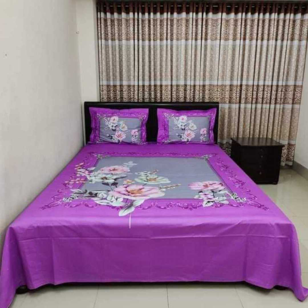 Bedsheet, 3D Bedsheet, Cotton Bedsheet, King Size Bedsheet, Premium Bedsheet, Bedroom Decor, Printed Bedsheet, Home Textile