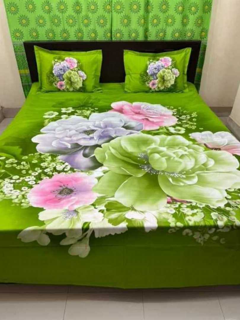 Bedsheet, 3D Bedsheet, Cotton Bedsheet, King Size Bedsheet, Premium Bedsheet, Bedroom Decor, Printed Bedsheet, Home Textile
