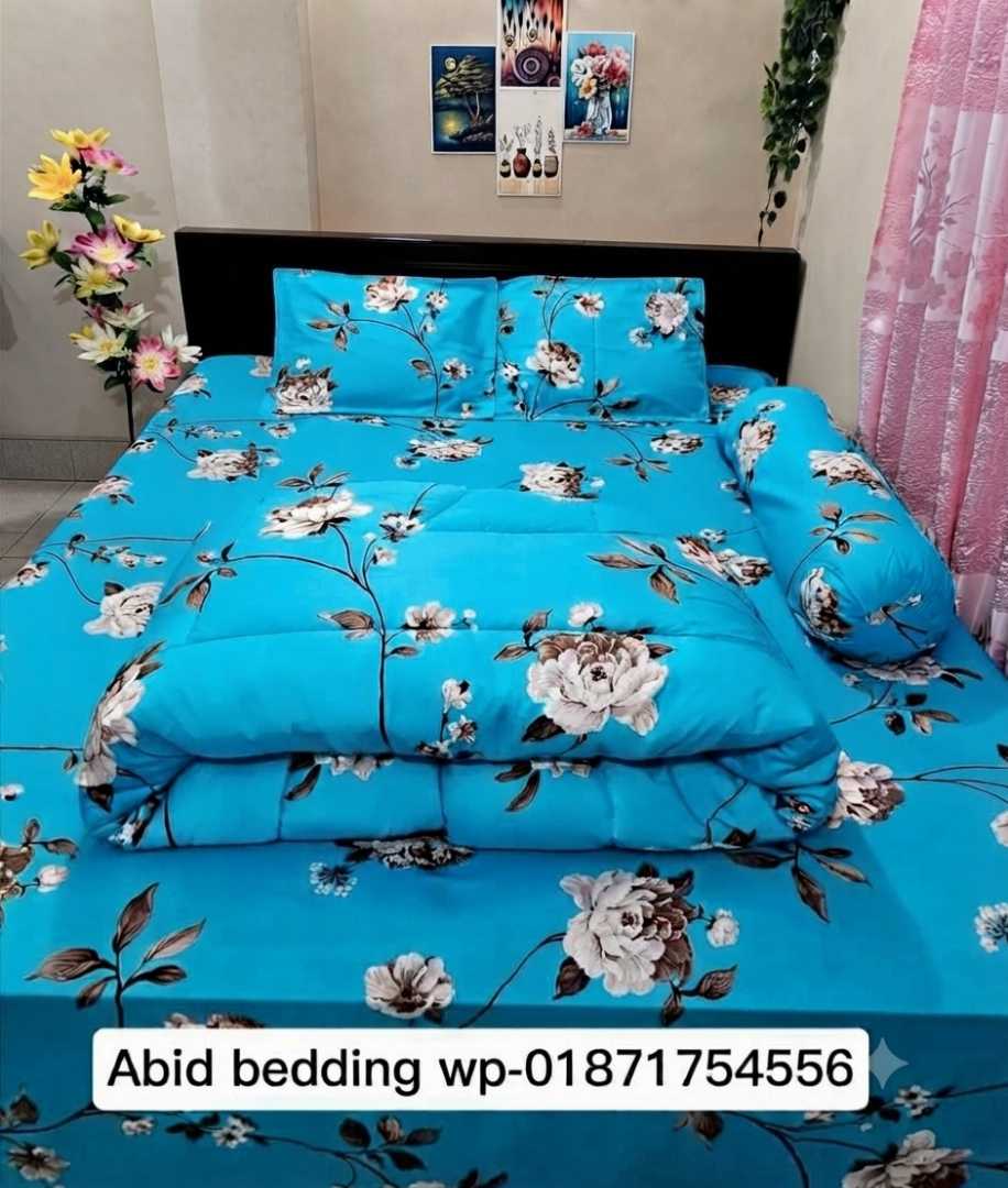 Premium,Quality,Luxury,panel,Cotton,Fabrics,Comforter,5,Pcs,Set